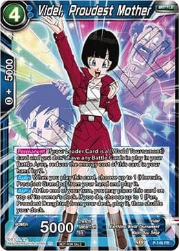 Videl, Proudest Mother (Power Booster: World Martial Arts Tournament) (Foil) P-149 Promotion Cards Dragon Ball Super card