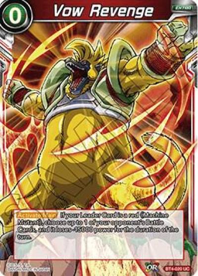 Vow Revenge BT4-020 Colossal Warfare Dragonball Super card
