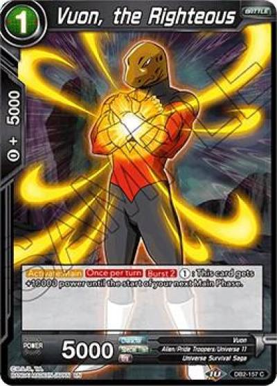 Vuon the Righteous DB2-157 Draft Box 05 - Divine Multiverse Dragonball Super card