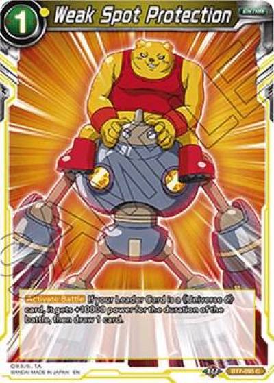 Weak Spot Protection BT7-095 Assault of the Saiyans Dragonball Super card
