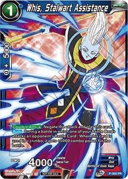 Whis Stalwart Assistance Tournament Pack Vol 7 P-368 Tournament Promotion Cards Dragonball Super card