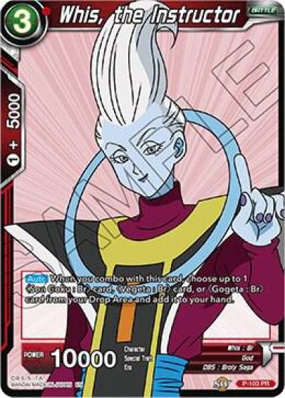 Whis the Instructor P-103 Promotion Cards Dragonball Super card