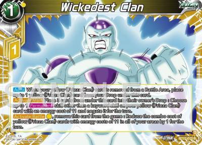 Wickedest Clan BT27-070 History of Z Dragonball Super card