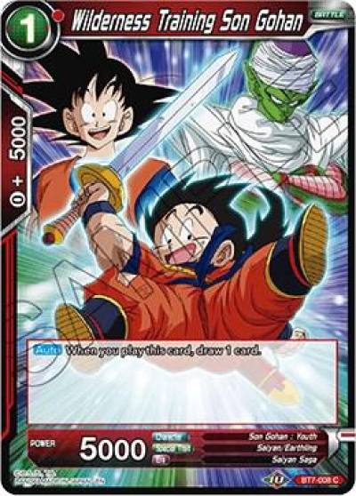 Wilderness Training Son Gohan BT7-008 Assault of the Saiyans Dragonball Super card