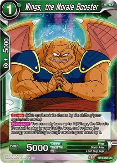 Wings the Morale Booster Foil BT6-067 Destroyer Kings Dragonball Super card