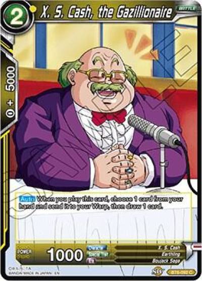 X S Cash the Gazillionaire BT6-092 Destroyer Kings Dragonball Super card