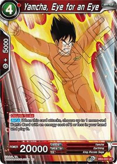 Yamcha Eye for an Eye DB3-005 Draft Box 06 - Giant Force Dragonball Super card