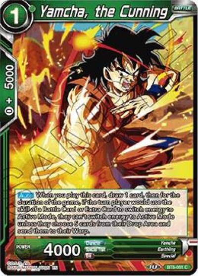 Yamcha the Cunning BT8-051 Malicious Machinations Dragonball Super card