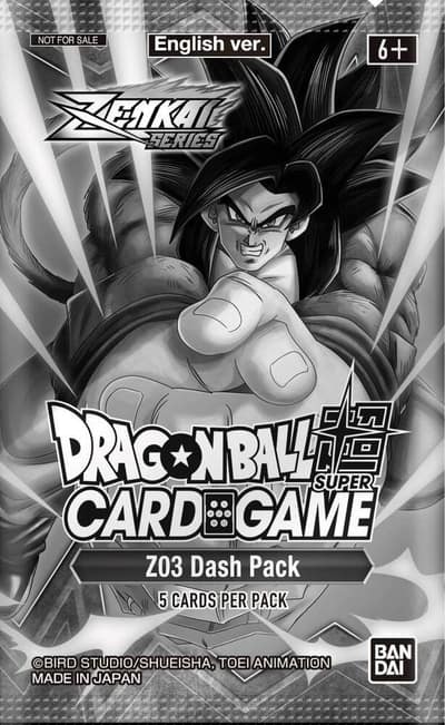 Z03 Dash Pack Promotion Cards Dragon Ball Super card