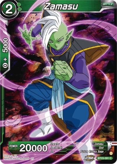 Zamasu BT23-091 Perfect Combination Dragonball Super card