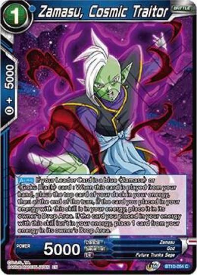 Zamasu Cosmic Traitor Foil BT10-054 Rise of the Unison Warrior Dragonball Super card