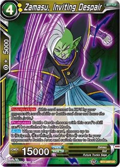 Zamasu Inviting Despair BT7-092 Assault of the Saiyans Dragonball Super card
