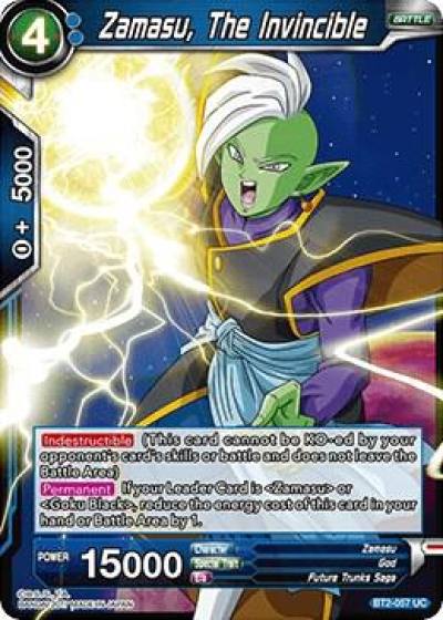 Zamasu The Invincible BT2-057 Union Force Dragonball Super card