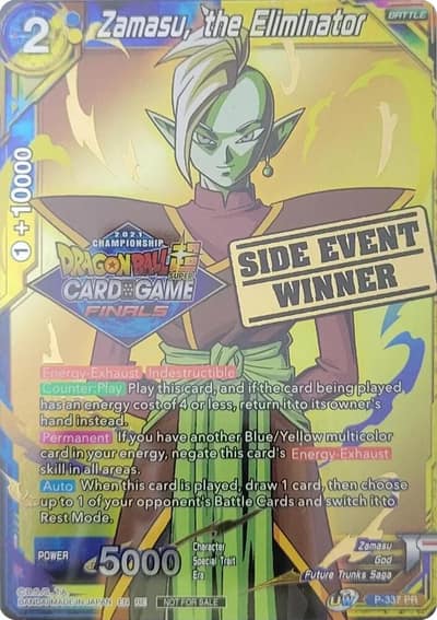 Zamasu, the Eliminator (Championship 2021 Vault Set) (Side Event Winner) P-337 Promotion Cards Dragon Ball Super card