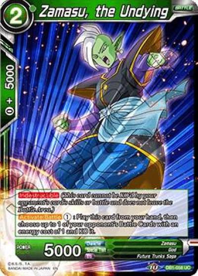 Zamasu the Undying DB1-058 Draft Box 04 - Dragon Brawl Dragonball Super card