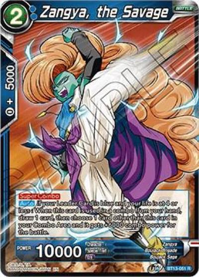 Zangya the Savage BT13-051 Supreme Rivalry Dragonball Super card