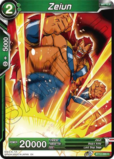 Zeiun BT12-065 Vicious Rejuvenation Dragonball Super card