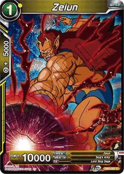 Zeiun DB3-097 Draft Box 06 - Giant Force Dragonball Super card