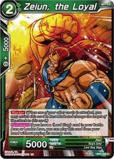 Zeiun the Loyal BT6-068 Destroyer Kings Dragonball Super card