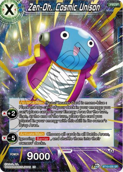 Zen Oh Cosmic Unison BT10-035 Rise of the Unison Warrior Dragonball Super card