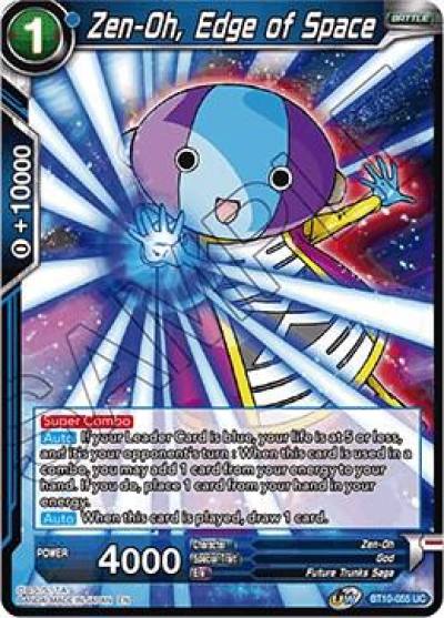 Zen Oh Edge of Space Foil BT10-055 Rise of the Unison Warrior Dragonball Super card