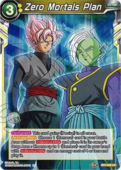 Zero Mortals Plan BT7-096 Assault of the Saiyans Dragonball Super card