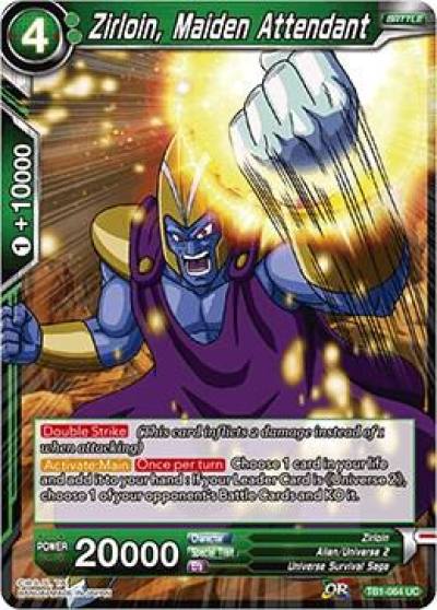 Zirloin Maiden Attendant TB1-064 Tournament of Power Dragonball Super card